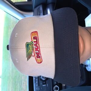 Vintage DEKALB Seed Corn Hat K-Products Snapback Cap Made in USA Farm Trucker